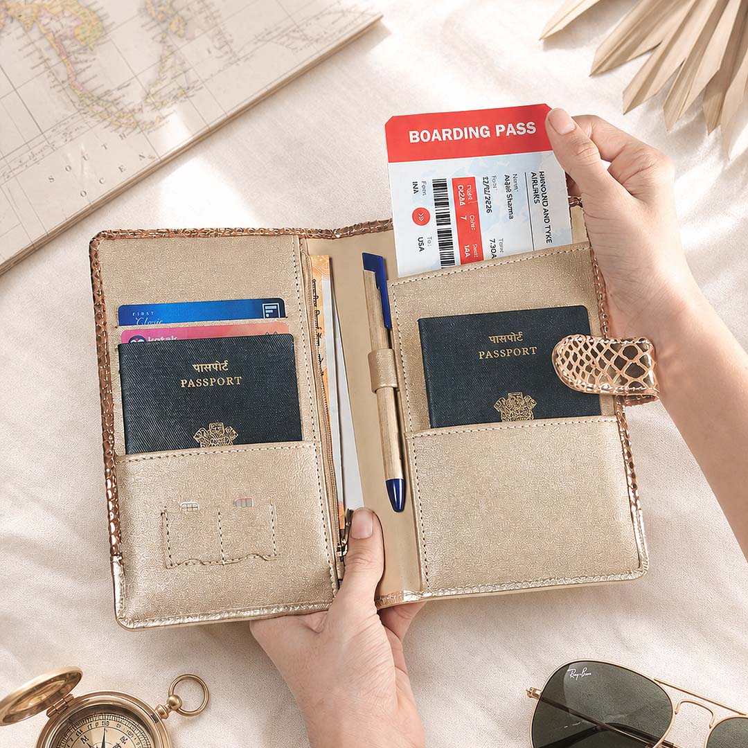 Gold Dust Travel Wallet