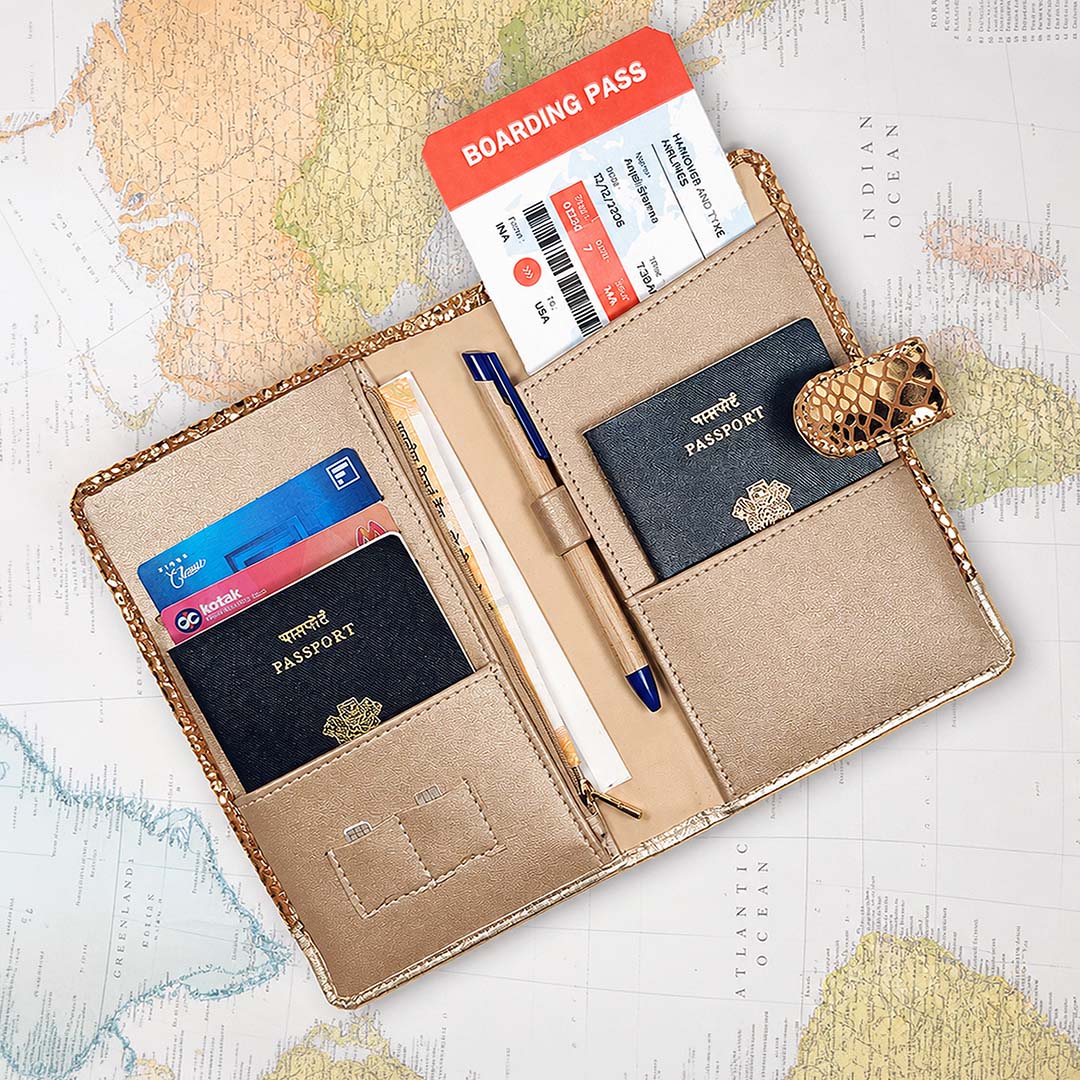 Gold Dust Travel Wallet