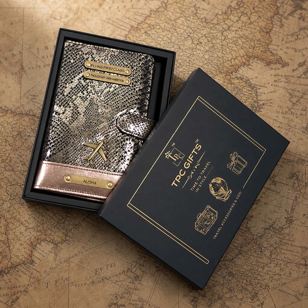 Rose Noir Travel Wallet