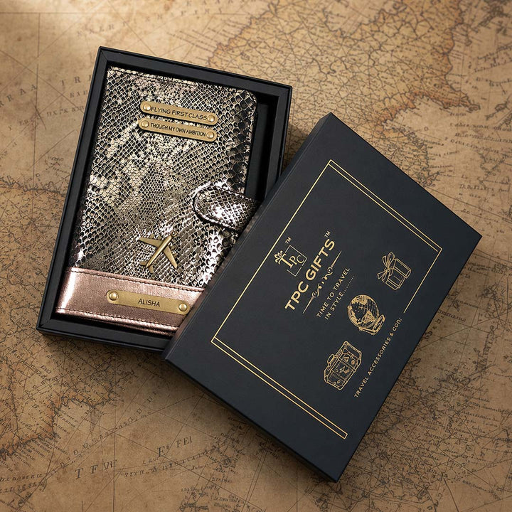 Rose Noir Travel Wallet