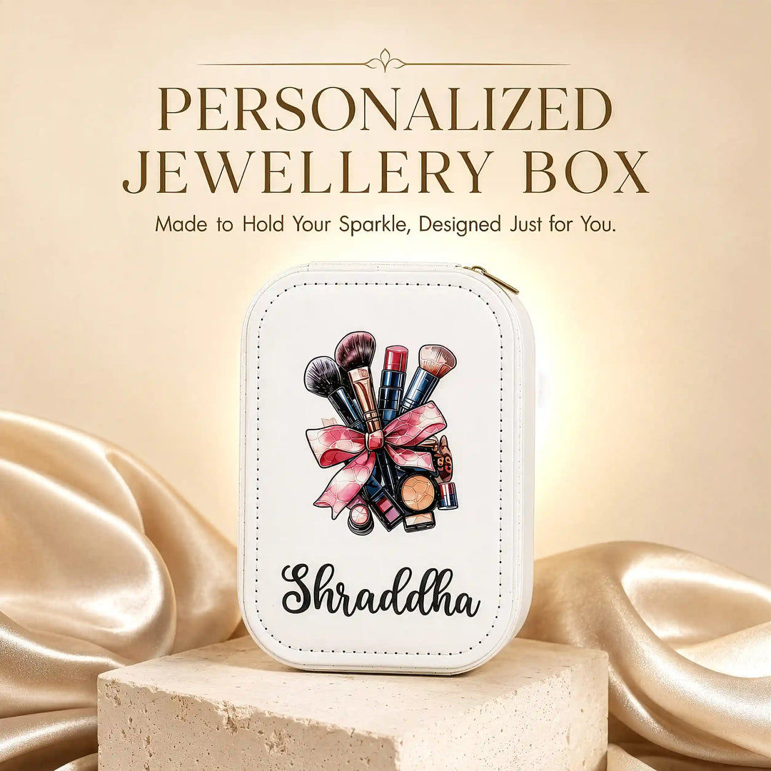Glow &amp; Go — Personalised LED Vanity Jewellery Box