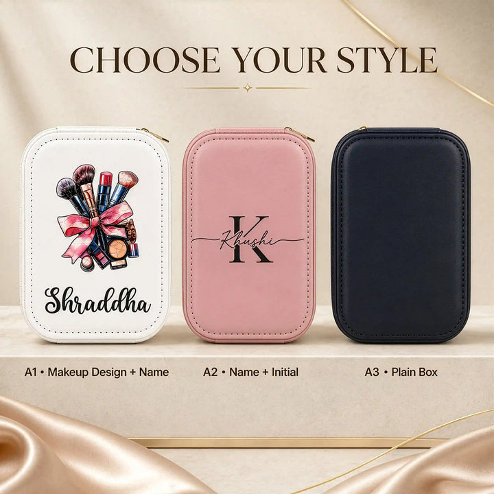 Glow &amp; Go — Personalised LED Vanity Jewellery Box