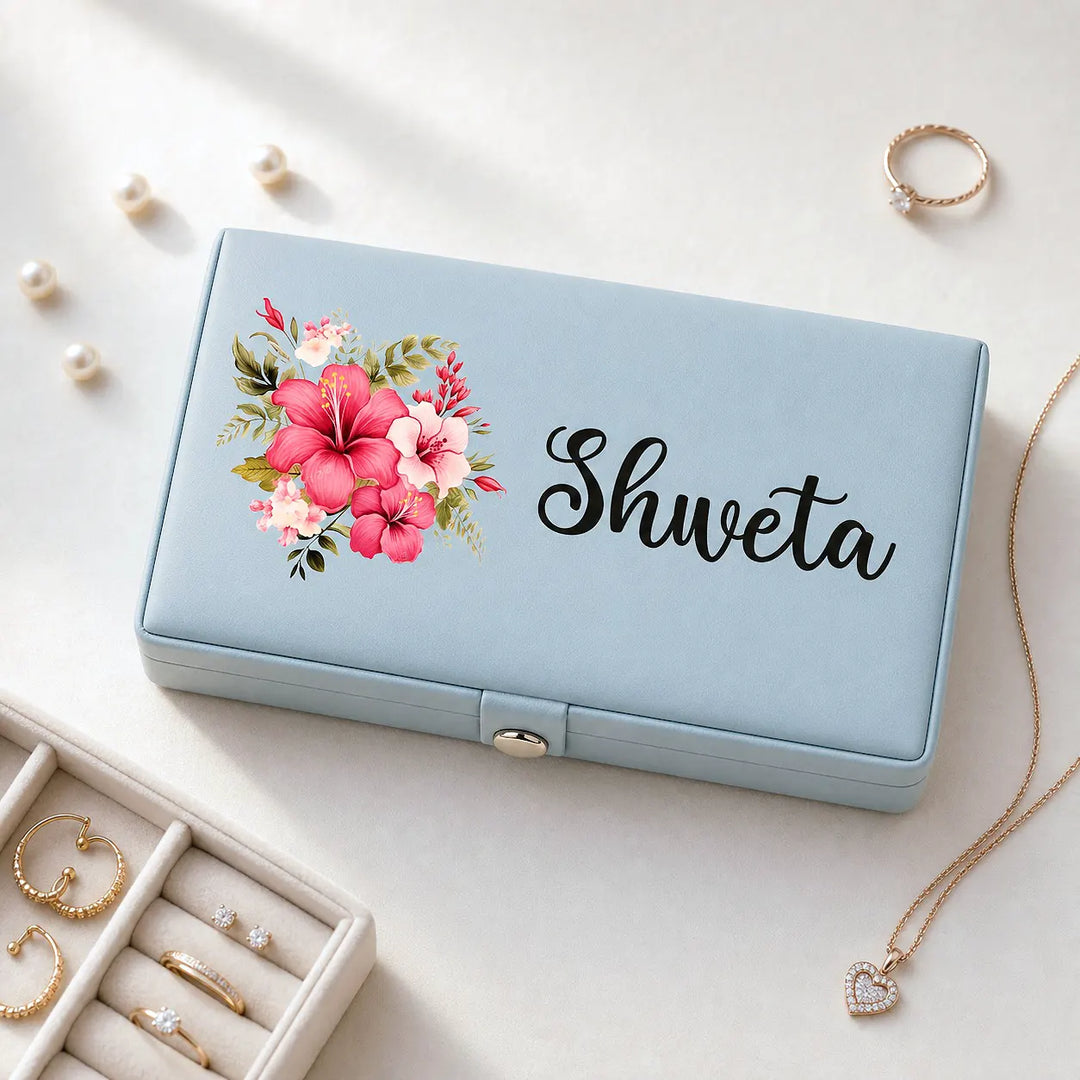 Personalised Jewellery Vanity Case