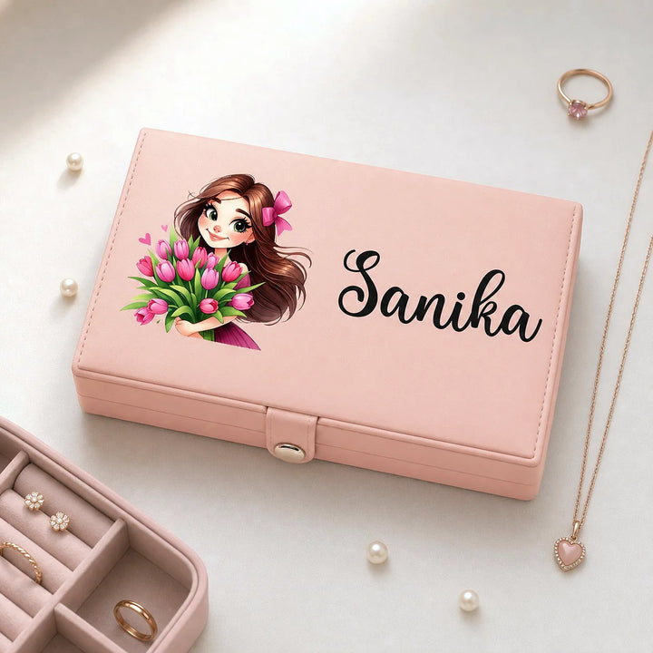 Personalised Jewellery Vanity Case