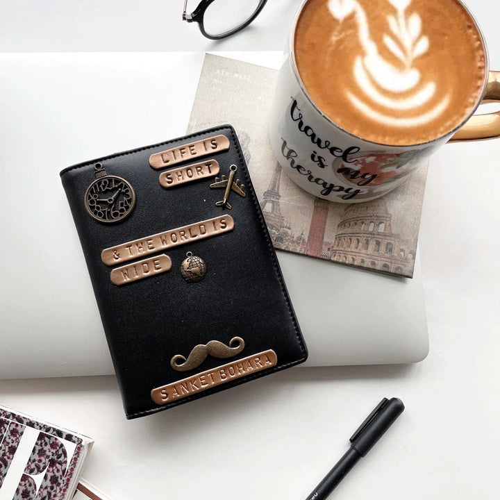 Life is Short Basic Black Passport Cover - TPC Gifts