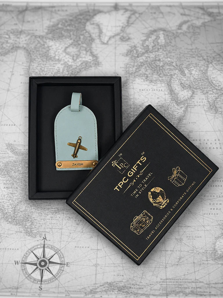 Sky Blue Luggage Tag