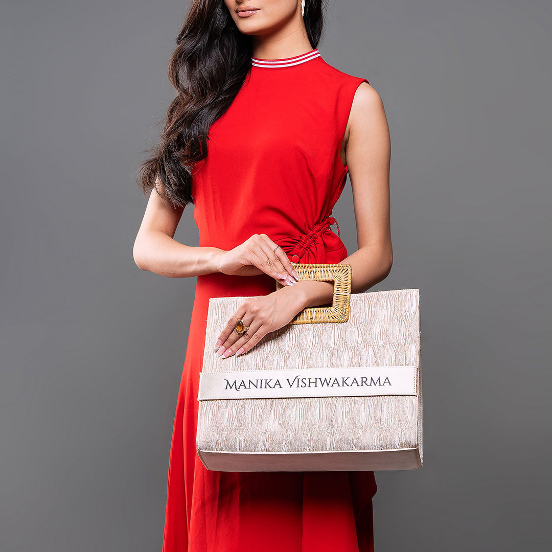 Tote Bags - Regalia Crush Ivory