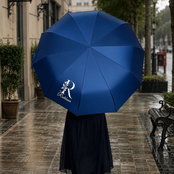 Clip Personalised Umbrella – Compact Windproof 3-Fold Semi-Automatic