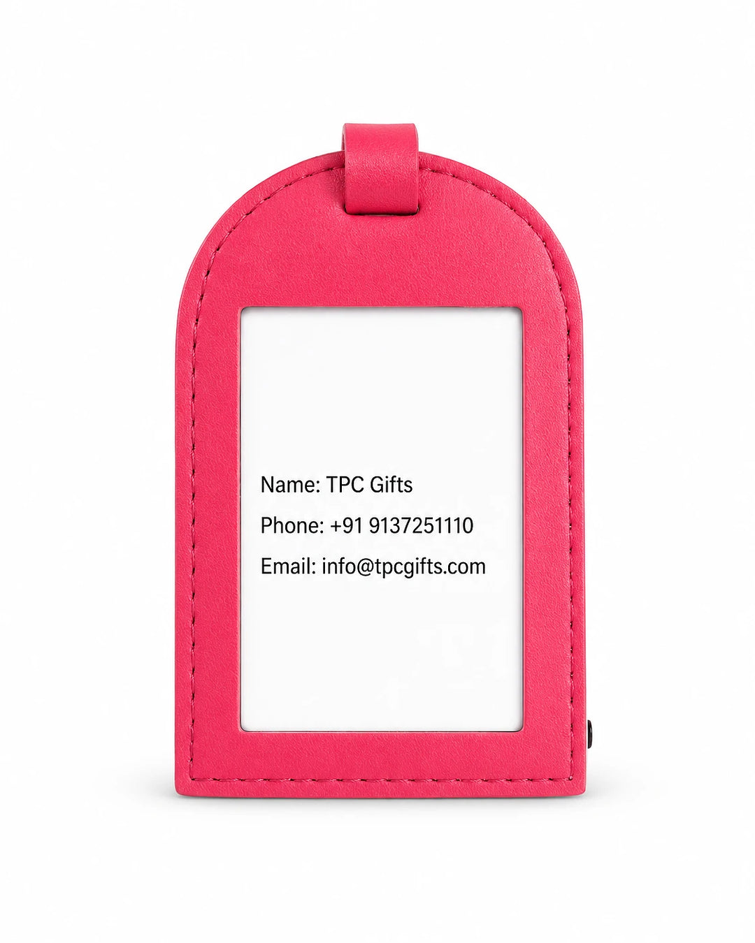 Pastel Pink Luggage Tag