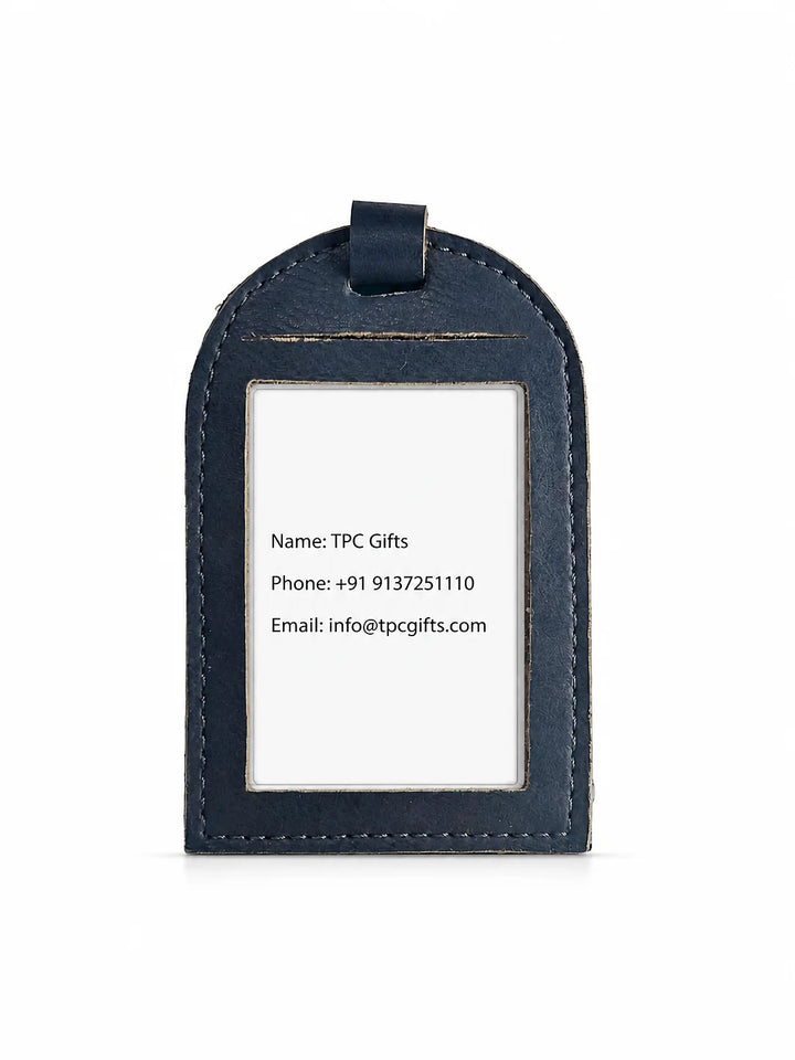 Dark Blue Luggage Tag