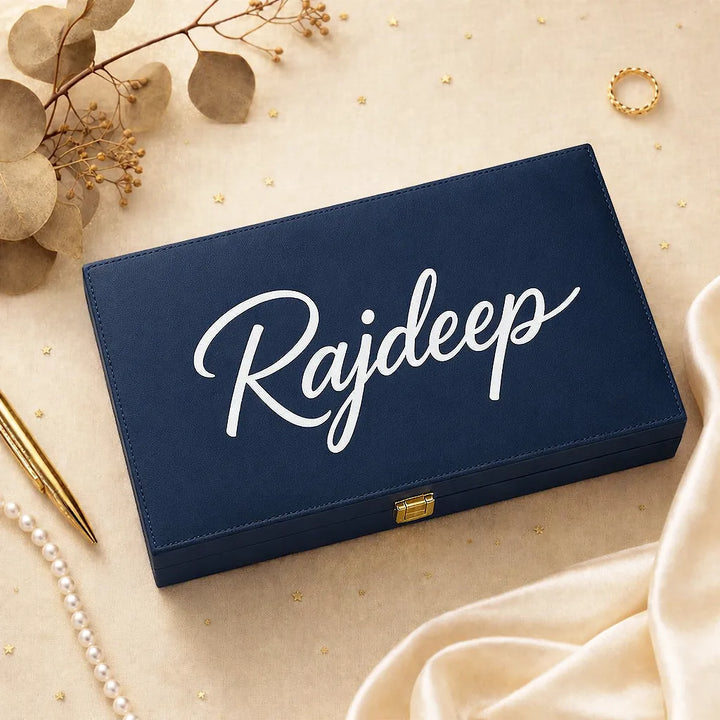 12-Slot Watch Organiser Box Personalized