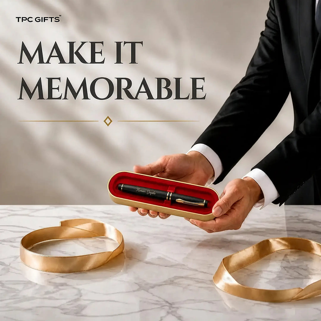 Classic Black – Personalised Pen with Name