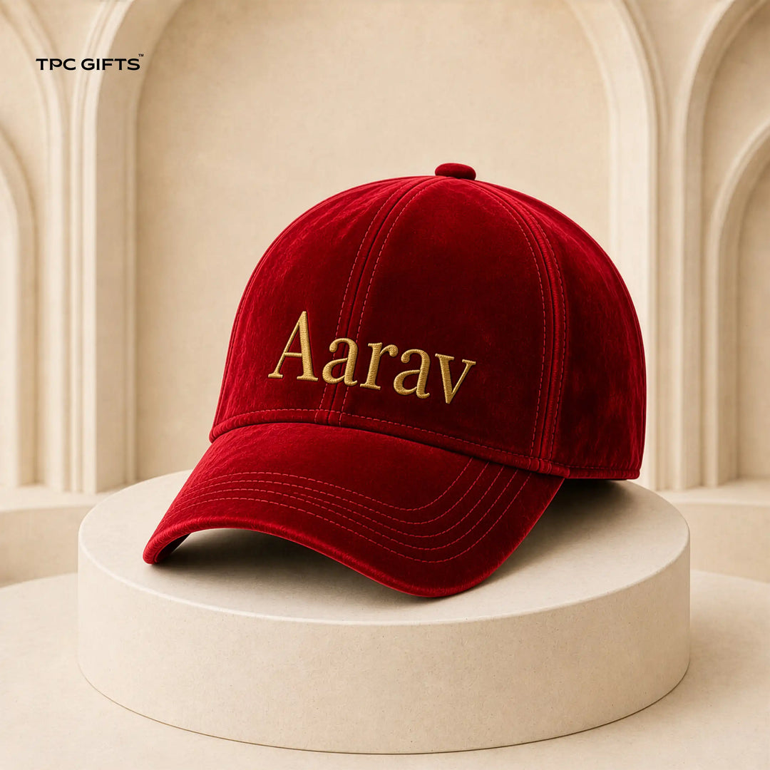 Personalised Velvet Cap