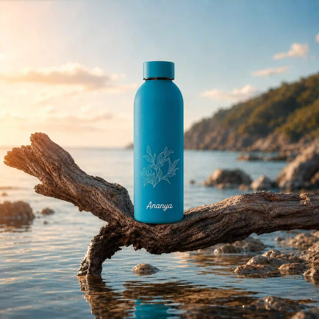 Personalized Water Bottle with Name – 500ml Insulated Stainless Steel