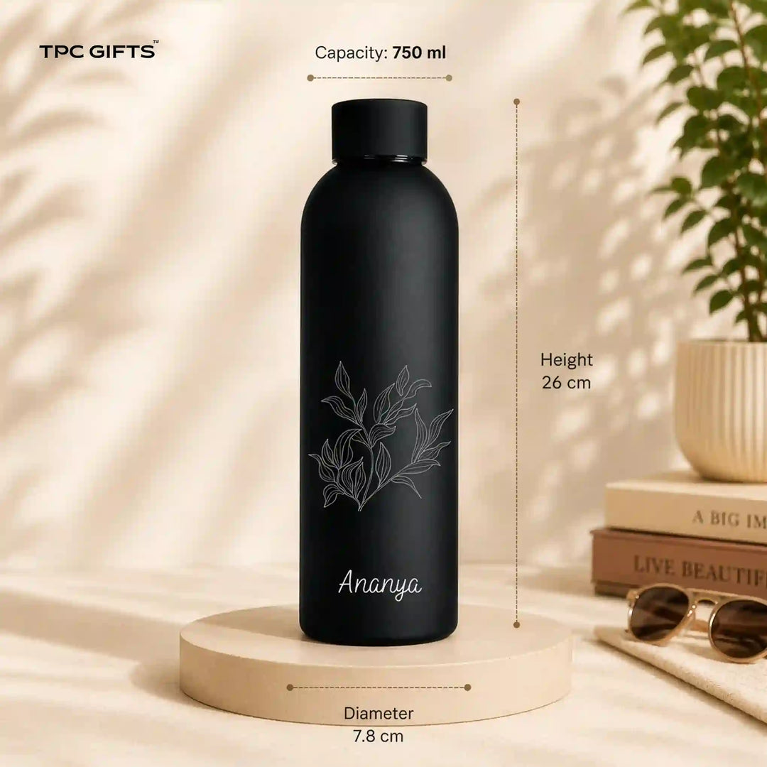 Personalized Water Bottle with Name – 500ml Insulated Stainless Steel