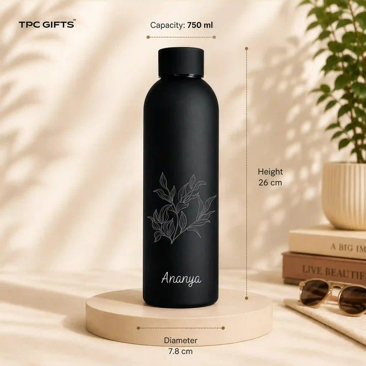 Personalized Water Bottle with Name – 500ml Insulated Stainless Steel