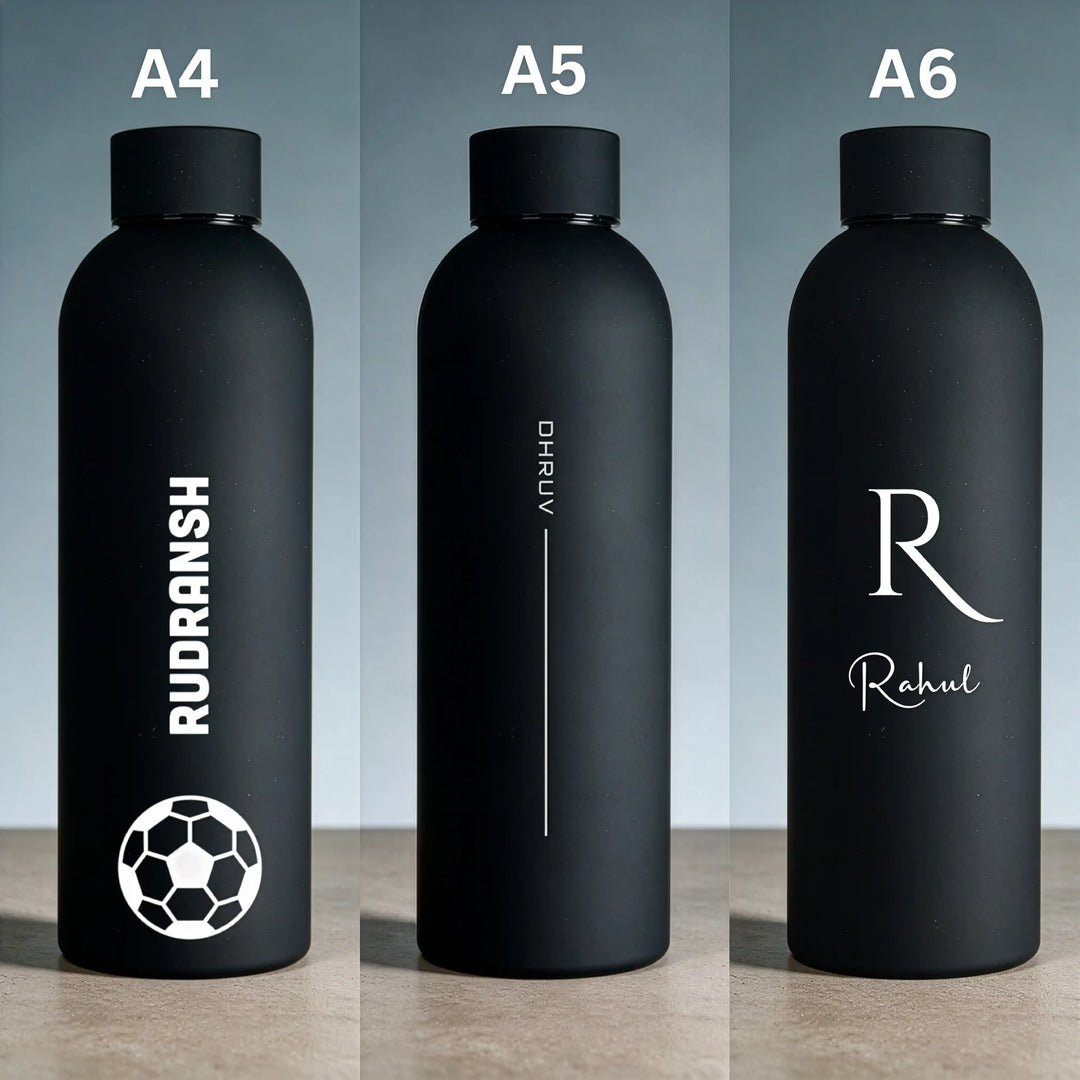 Personalized Water Bottle with Name – 500ml Insulated Stainless Steel