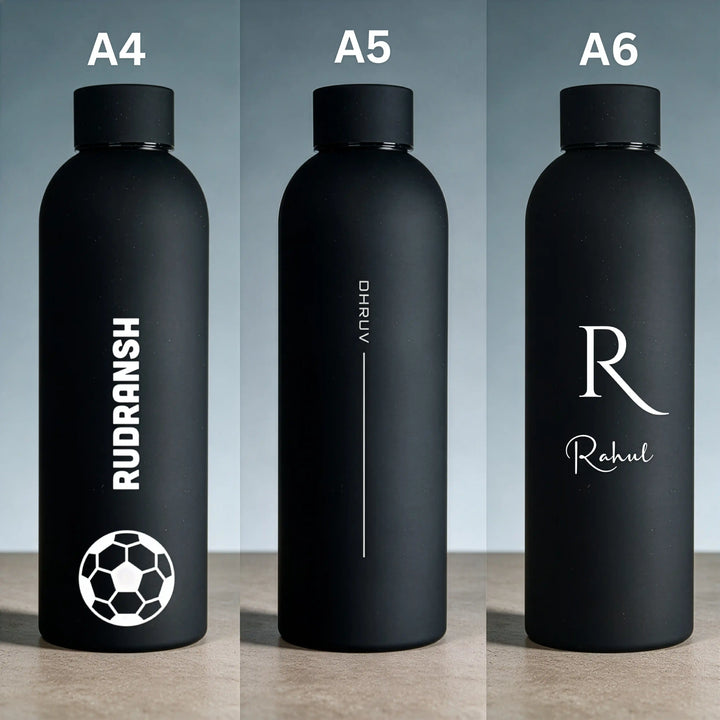 Personalized Water Bottle with Name – 500ml Insulated Stainless Steel