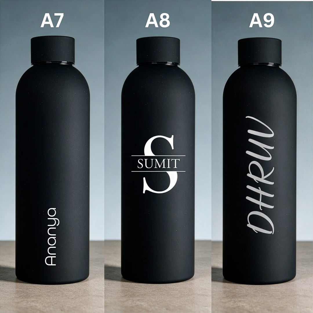 Personalized Water Bottle with Name – 500ml Insulated Stainless Steel