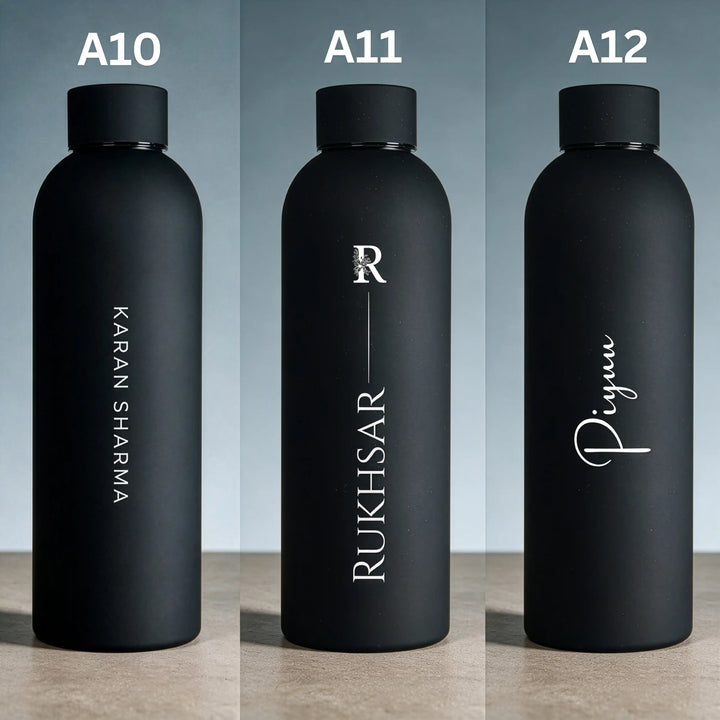 Personalized Water Bottle with Name – 500ml Insulated Stainless Steel