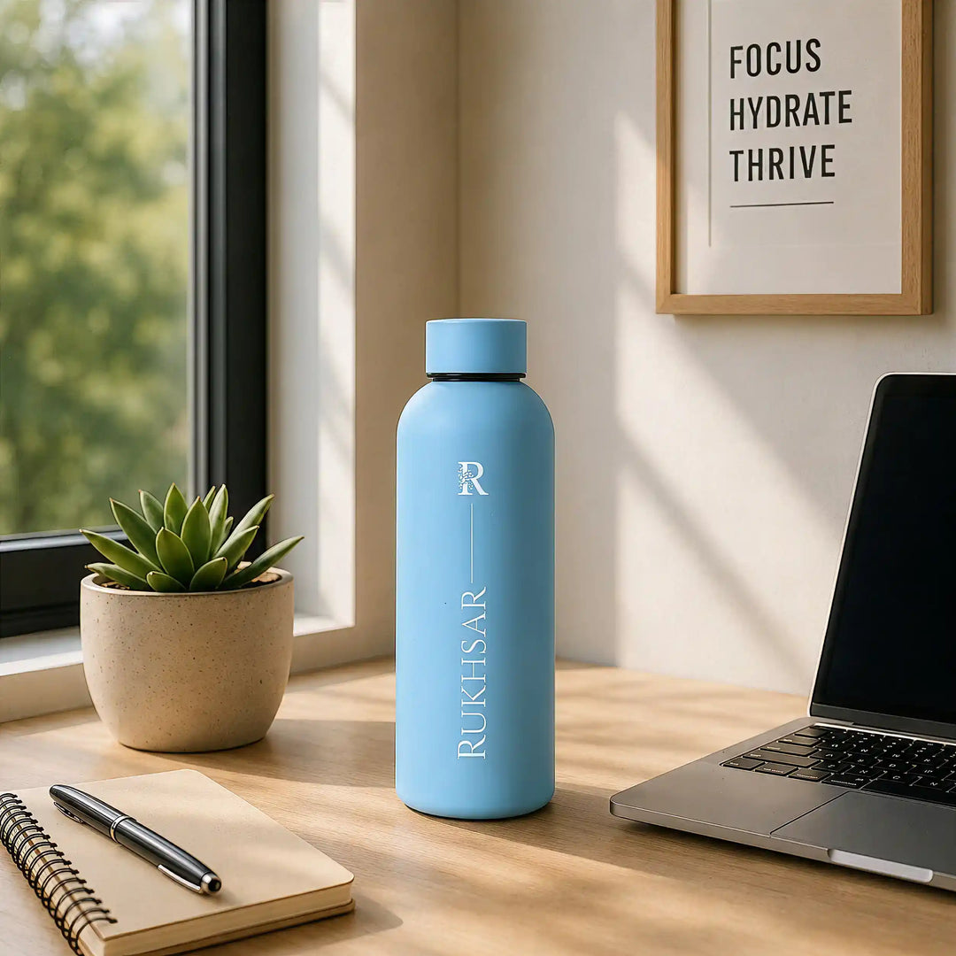 Personalized Water Bottle with Name – 500ml Insulated Stainless Steel