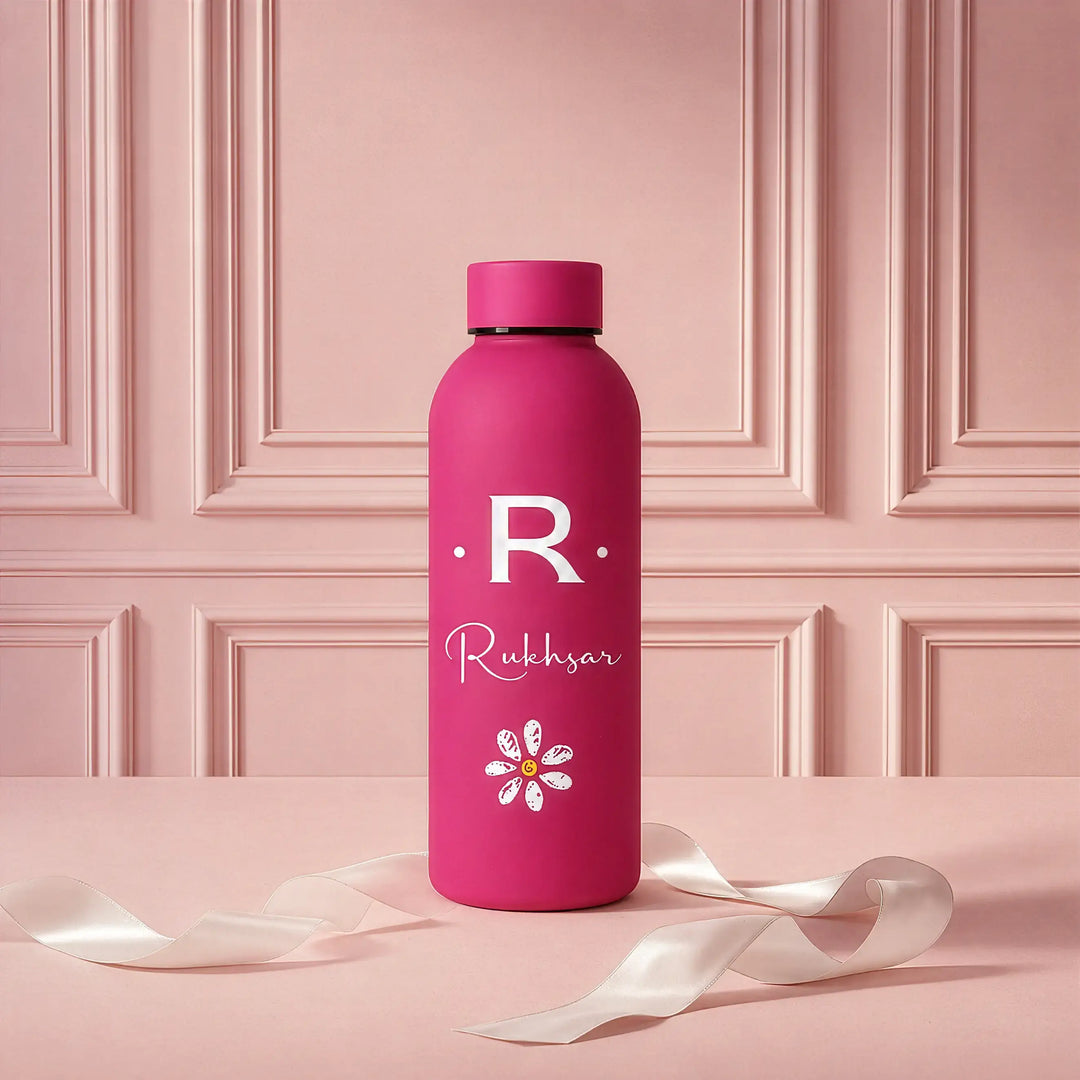 Personalized Water Bottle with Name – 500ml Insulated Stainless Steel