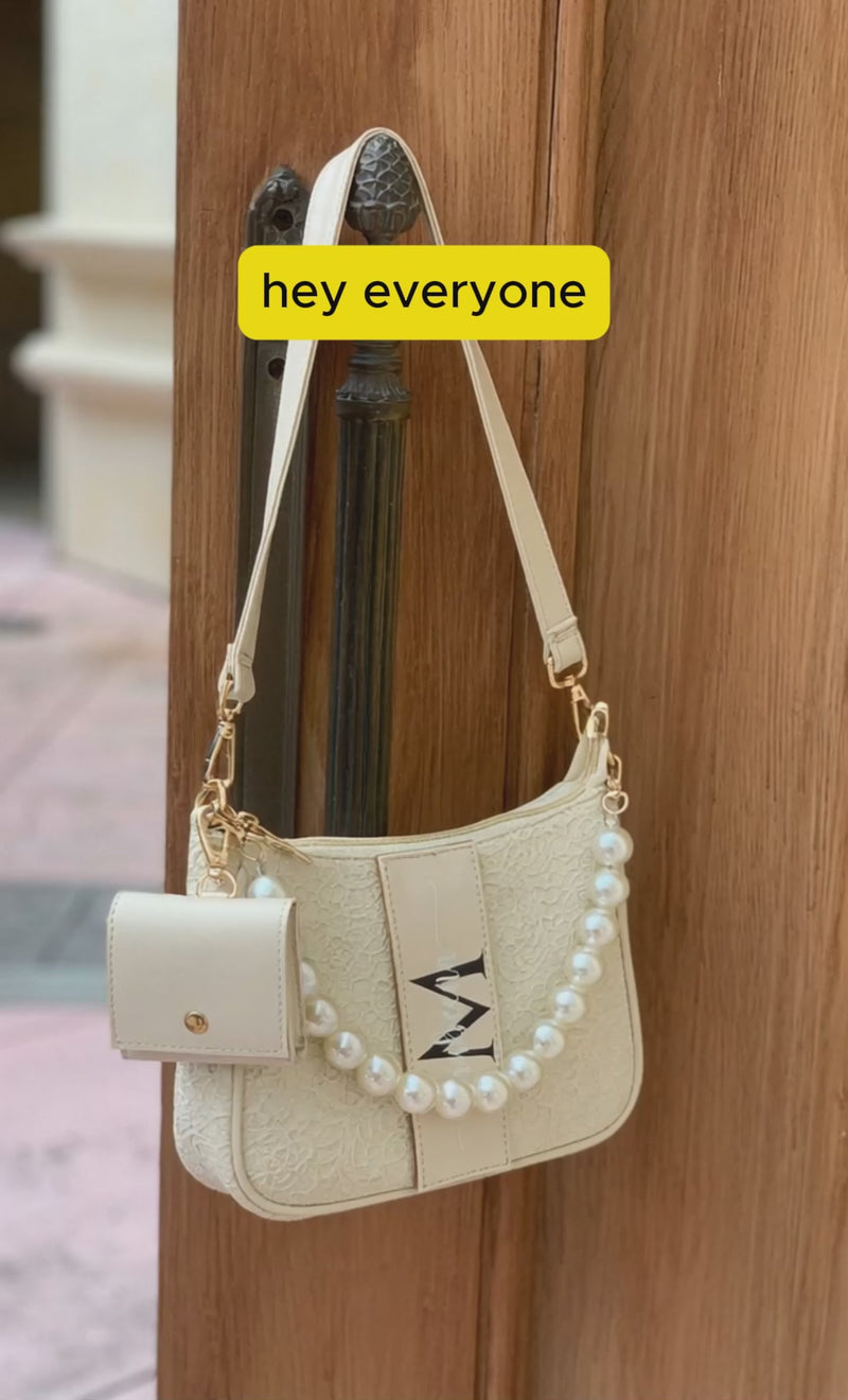 Mini Sling Bag - White Gilded Grace Limited Edition