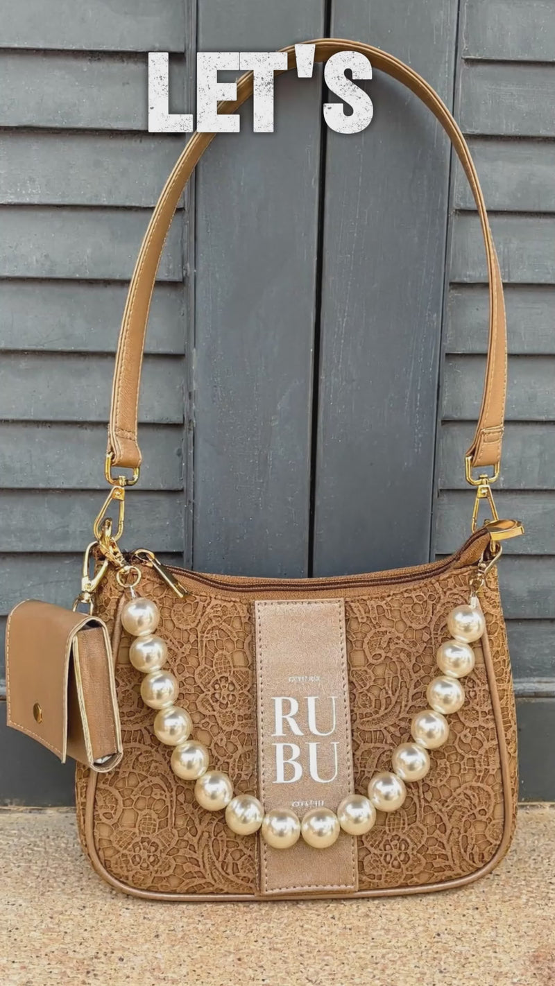 Mini Sling Bag - Beige Gilded Grace Limited Edition