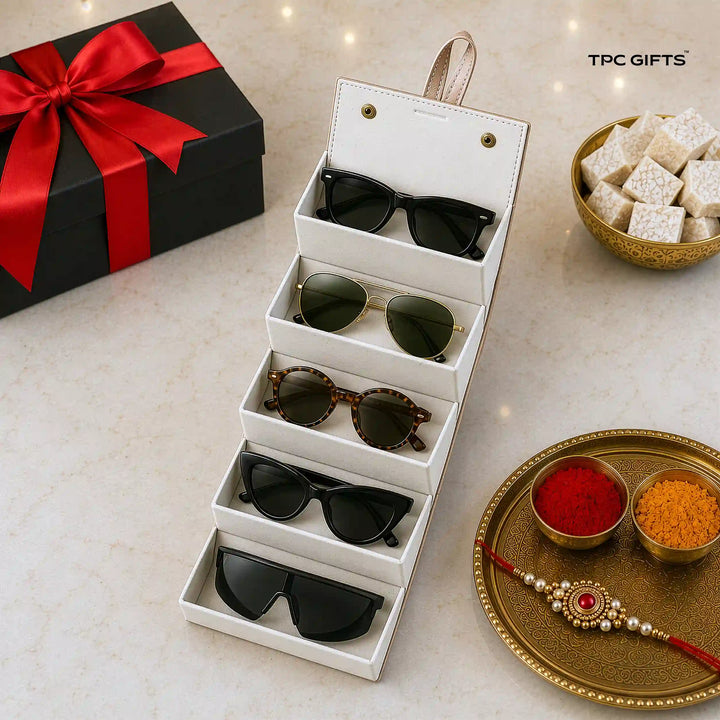 The Curator — Personalised Sunglasses Organiser — Rakhi Gift