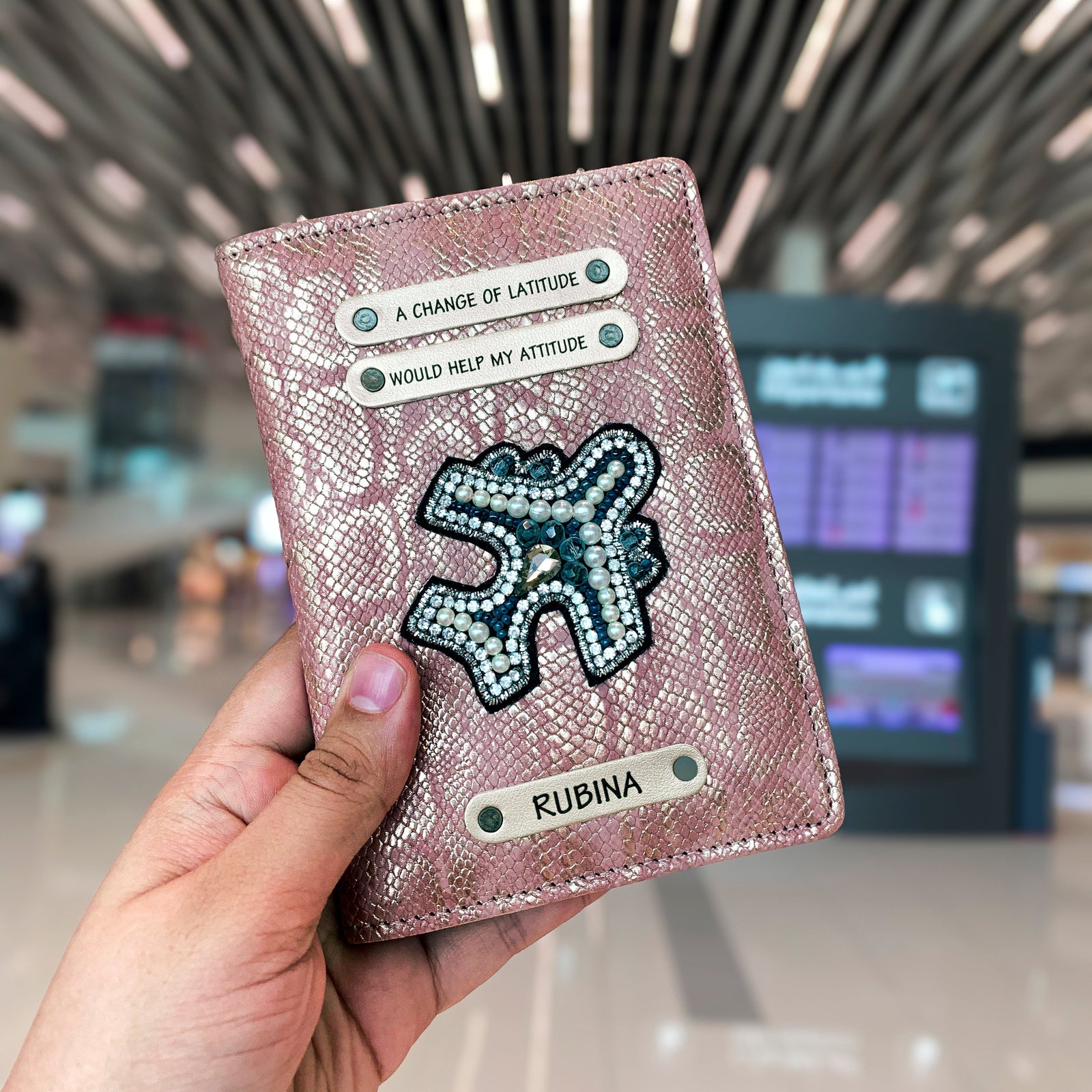 attitude pink premium passport cover by TPC Gifts