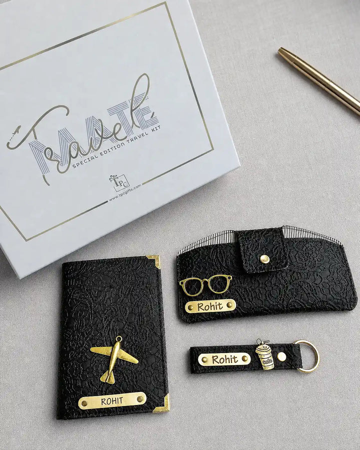 The Luxury Travel Gift Set - Glided Grace Black Edition