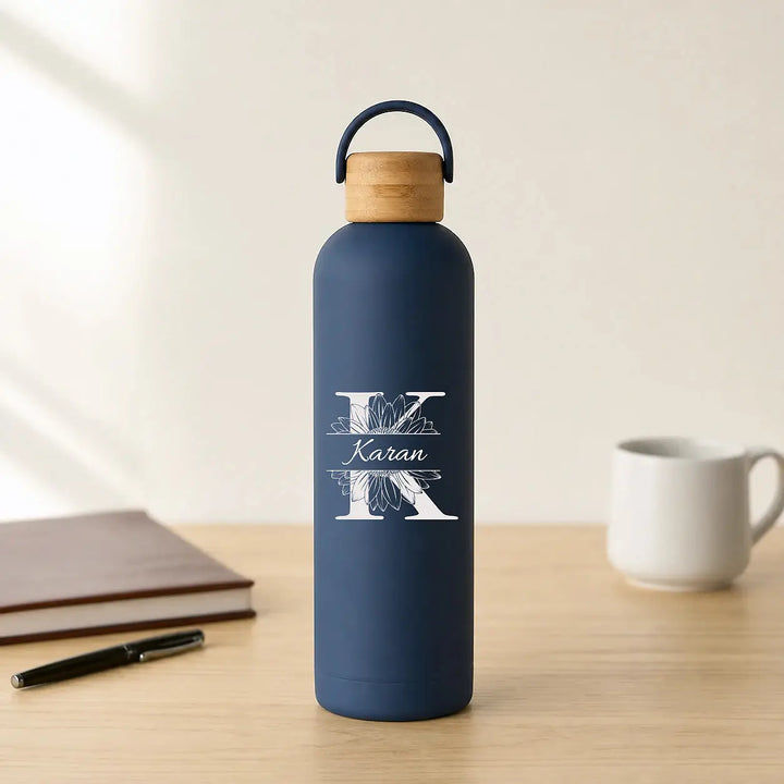 Daily — Tall Water Bottle with Wooden Lid (750ml)