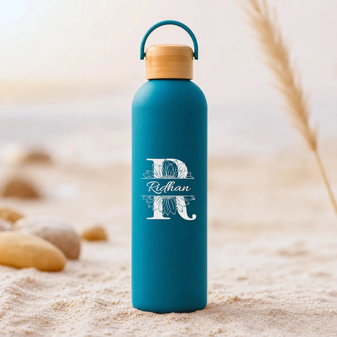 Daily — Tall Water Bottle with Wooden Lid (750ml)