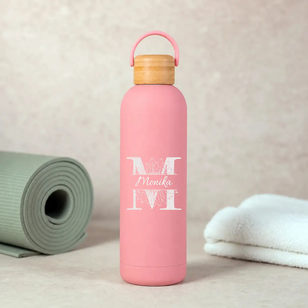 Daily — Tall Water Bottle with Wooden Lid (750ml)
