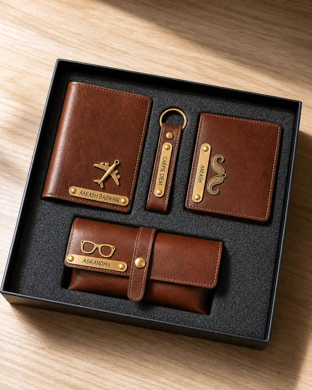 Personalized Office Desk Combo – Black Edition