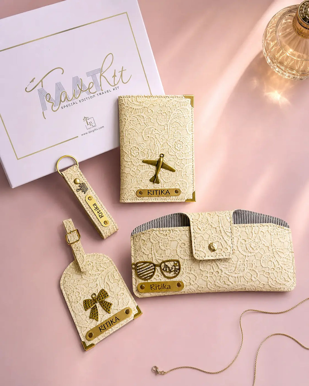 The Luxury Travel Gift Set - Glided Grace White Edition