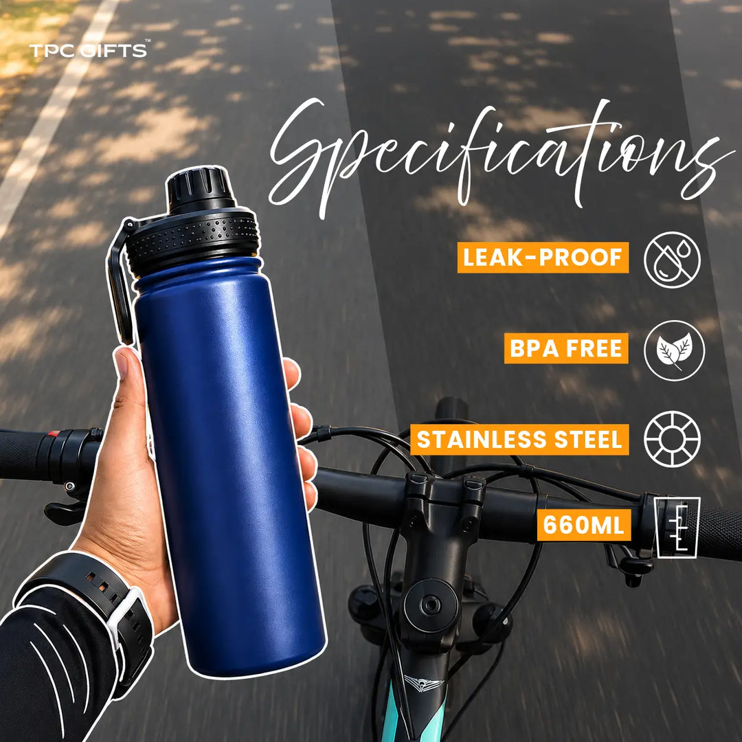 Charge Personalised Insulated Sports Water Bottle – 660ml