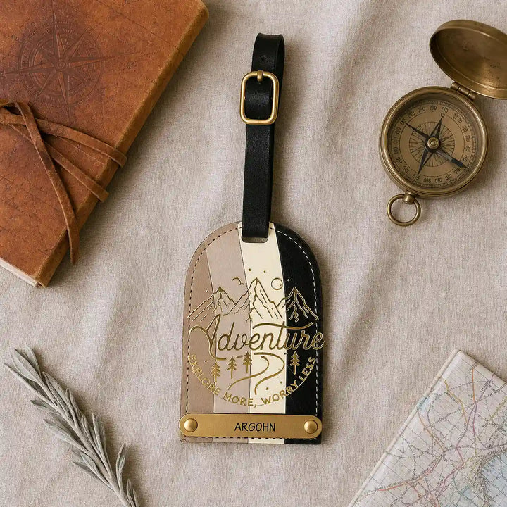 Cool Multi Tone Luggage Tag