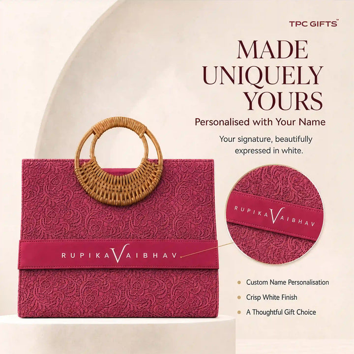 Personalised Tote Bags - Red Lace Limited Edition