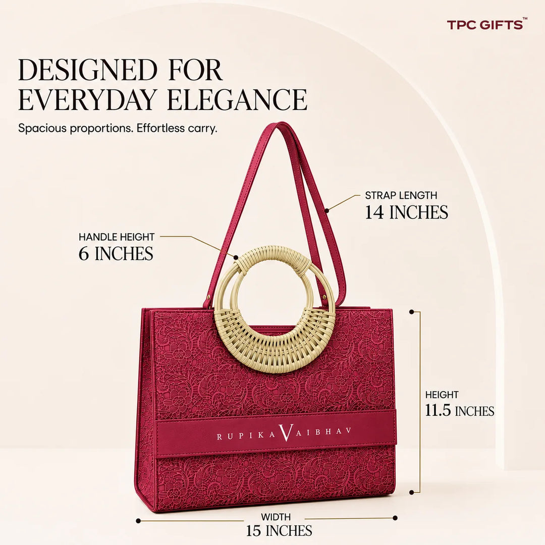 Personalised Tote Bags - Red Lace Limited Edition