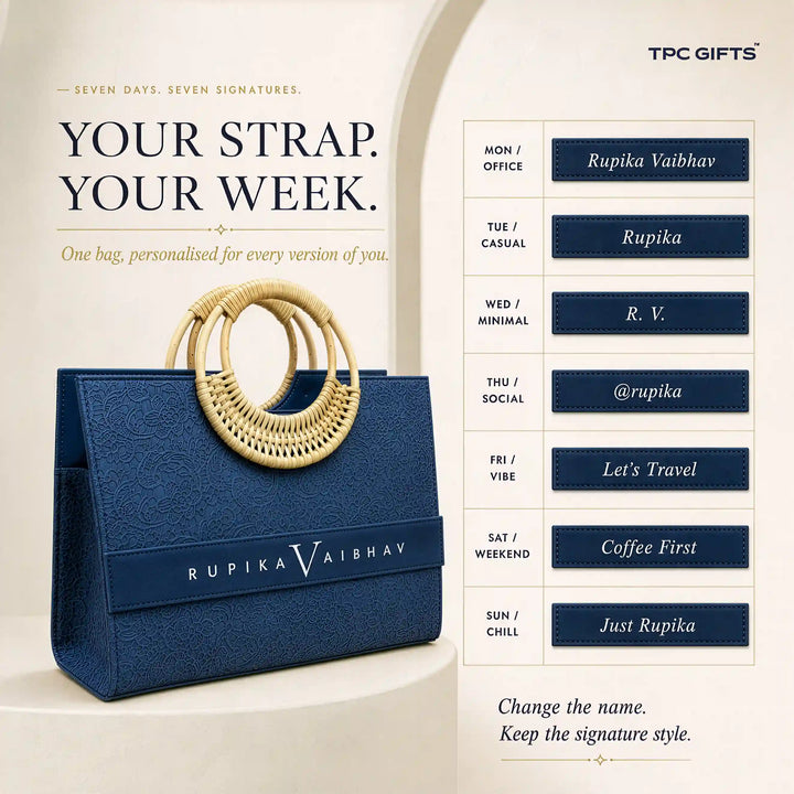 Personalised Tote Bags - Blue Midnight Lace Limited Edition