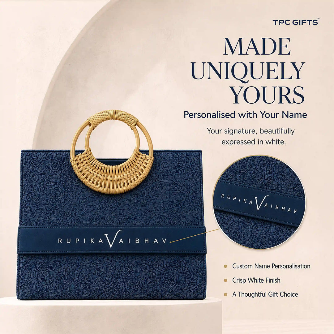 Personalised Tote Bags - Blue Midnight Lace Limited Edition
