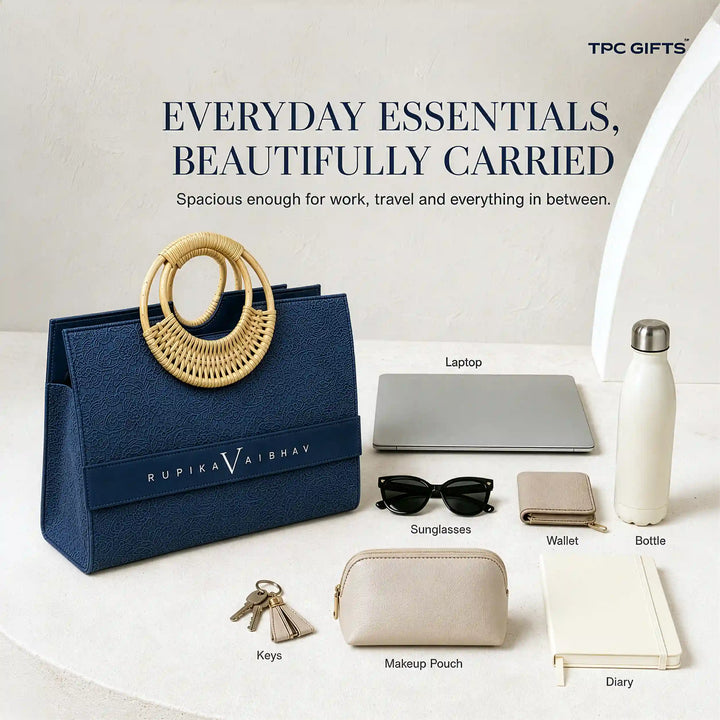Personalised Tote Bags - Blue Midnight Lace Limited Edition