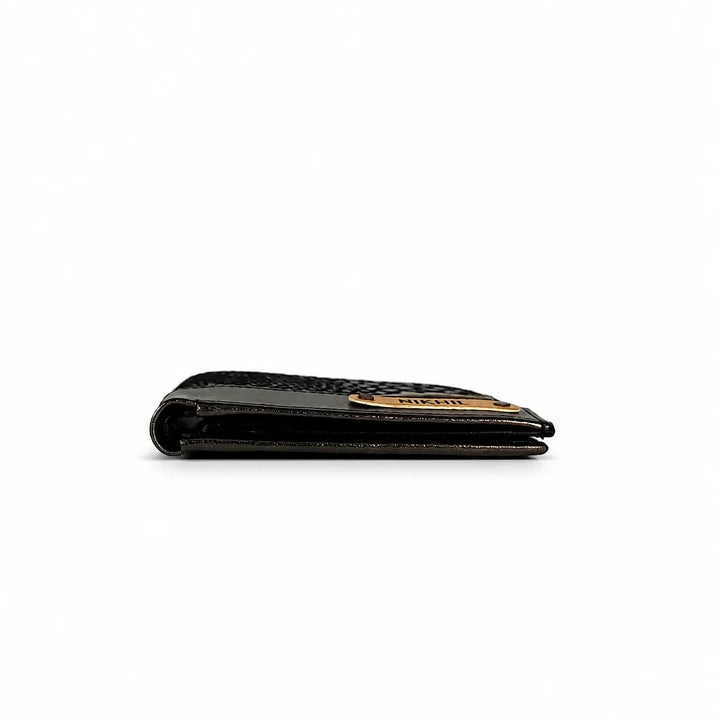 Personalized Black Bollywood Geniune Leather Mens Wallet