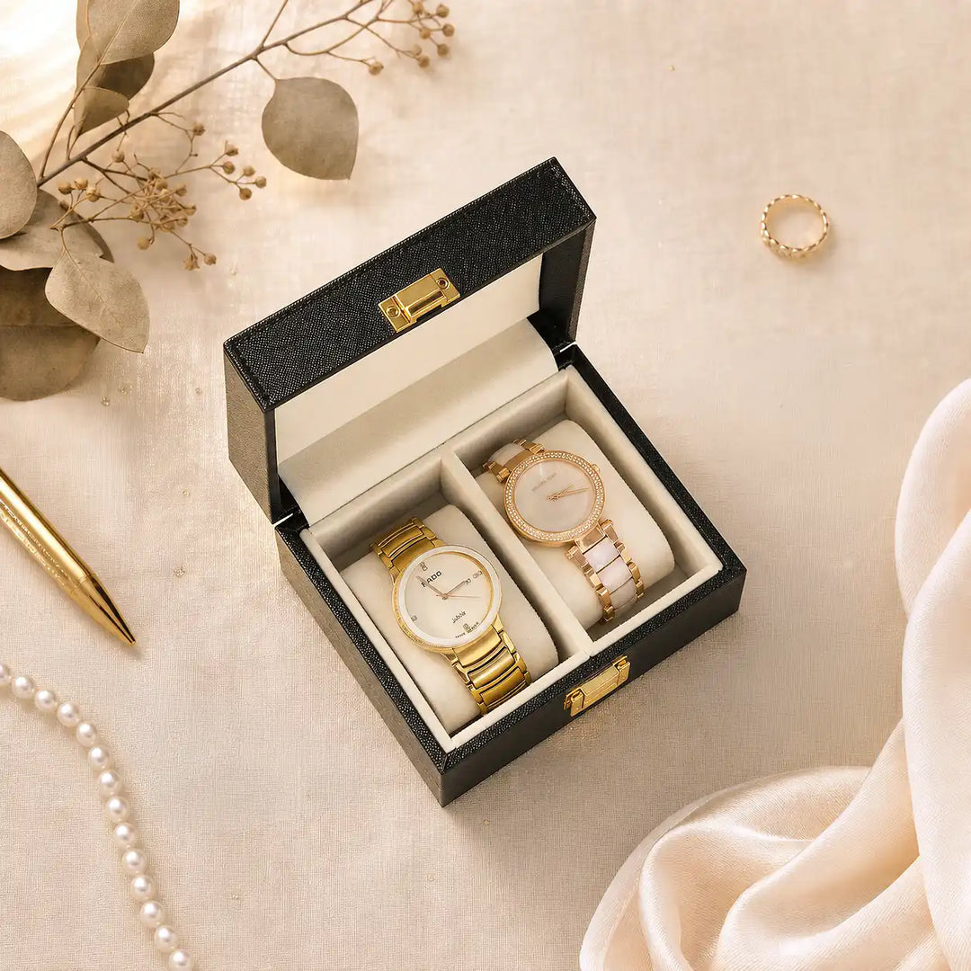 2 Slot Watch Organizer Box