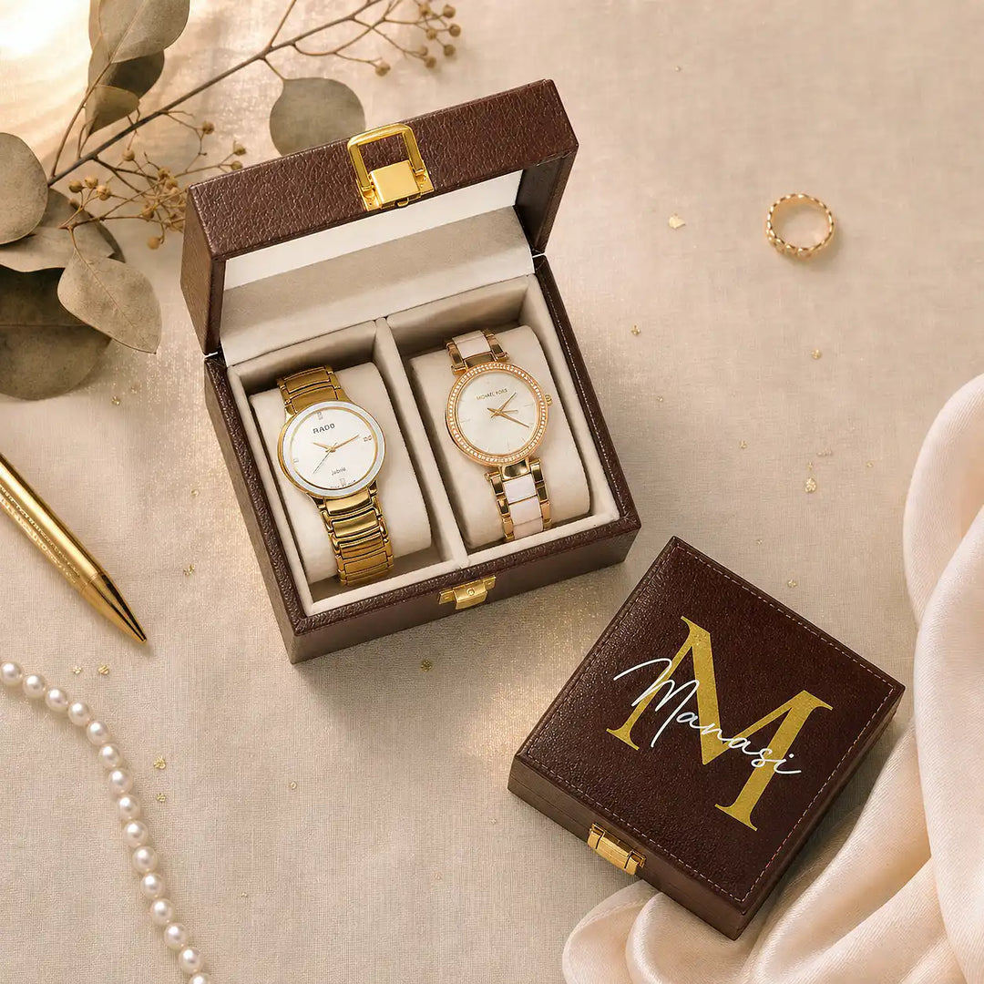 2 Slot Watch Organizer Box