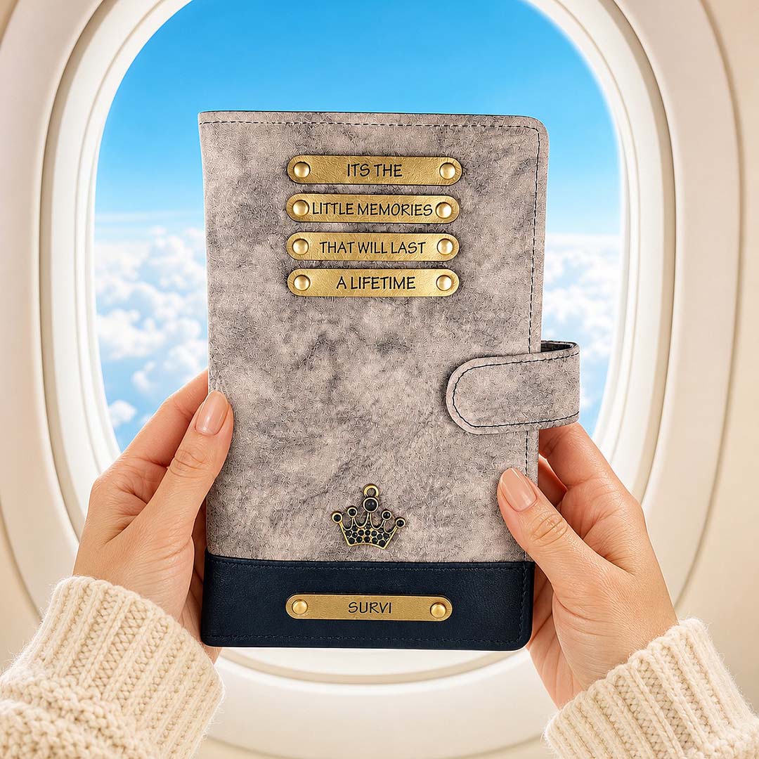 Vagabonde Grey Travel Wallet