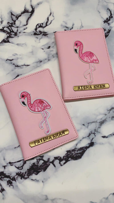 Personalised  Pastel Pink  Passport Cover