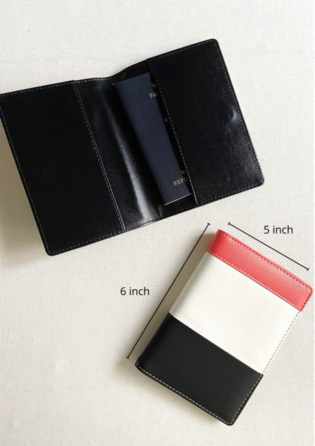 Personalised Three Tone Peach Passport Cover