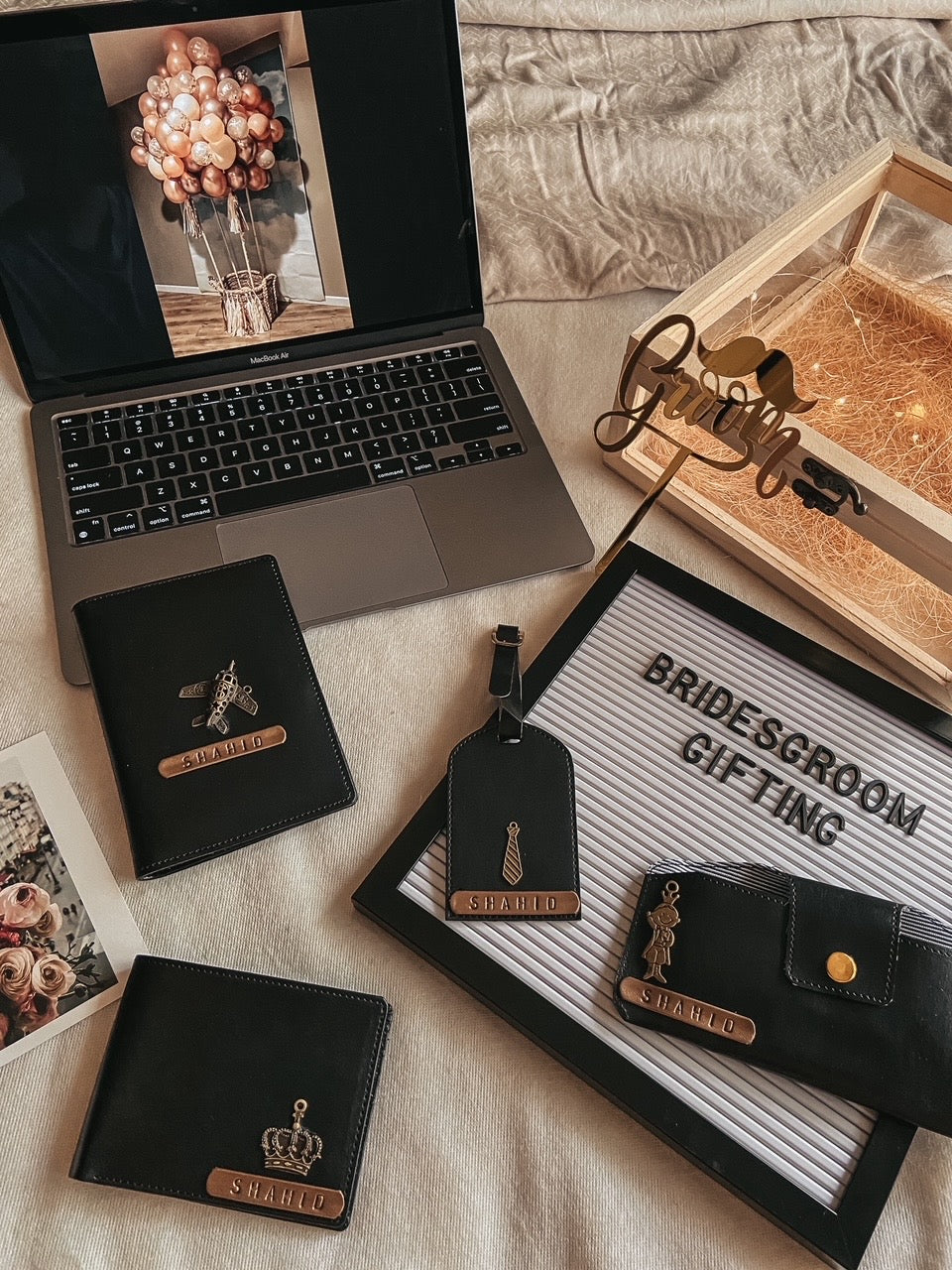 Personalised Large Travel Mate (Travel Organiser, Luggage Tag, Sunglass Box &amp; Wallet)
